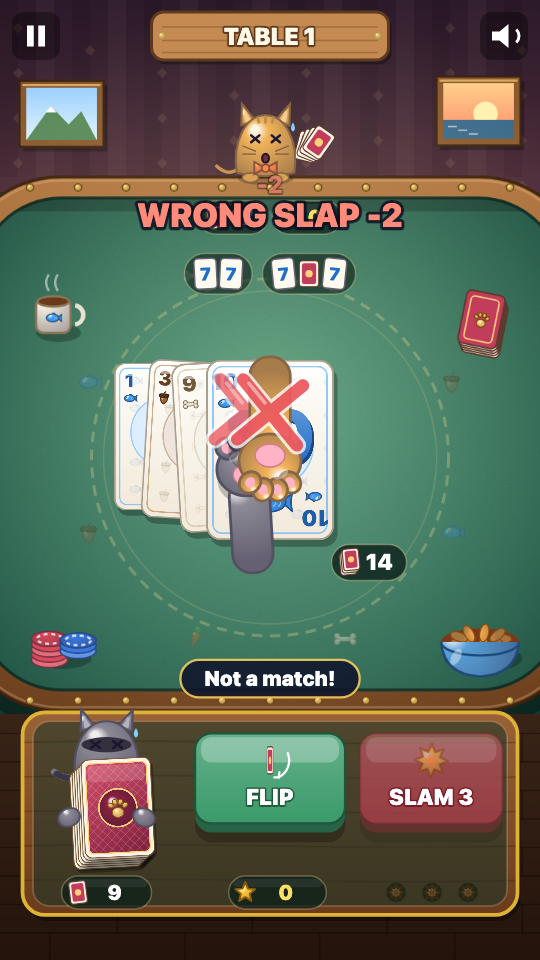 Paw Slap: In play