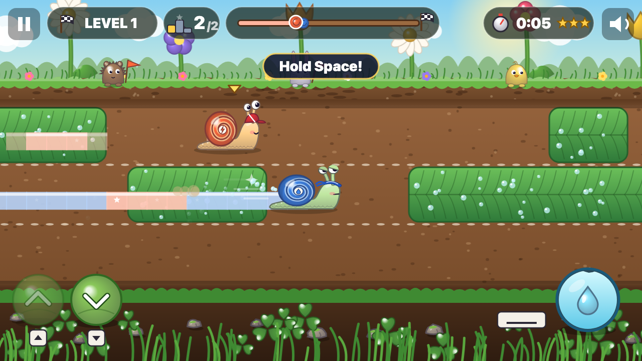 Snail Sprint: In play