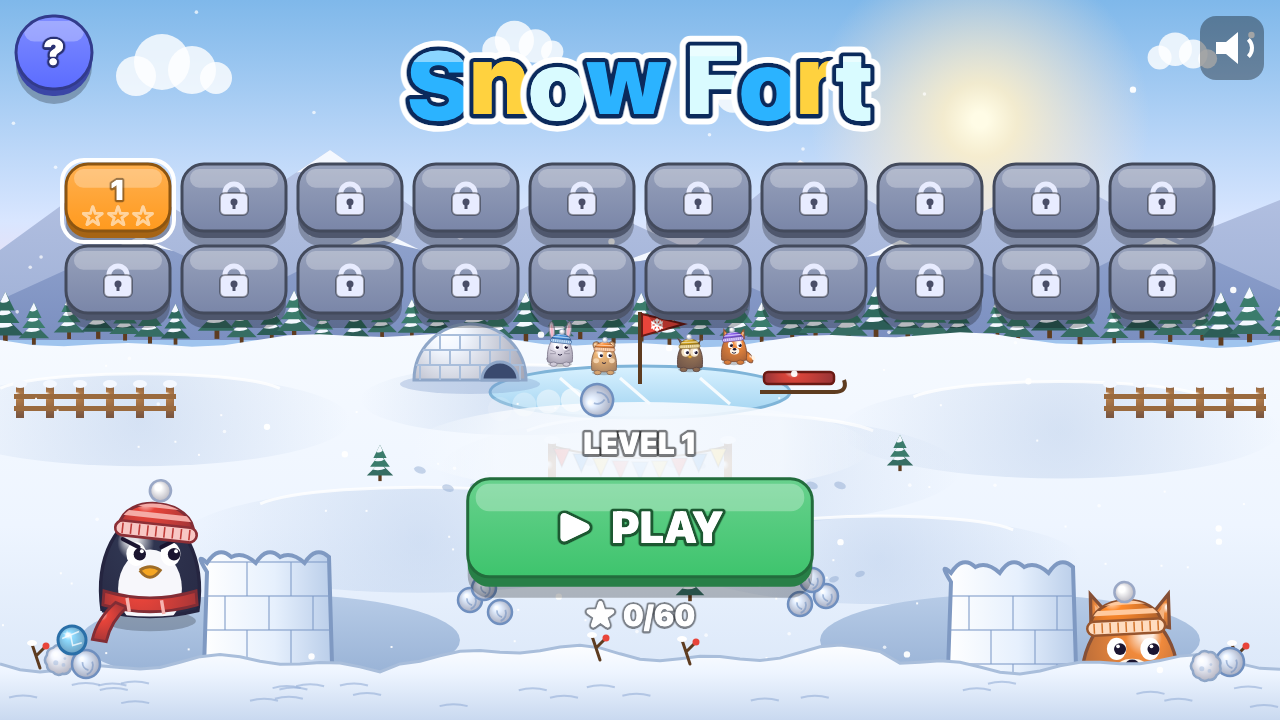 Fuerte de Nieve: Elige un nivel