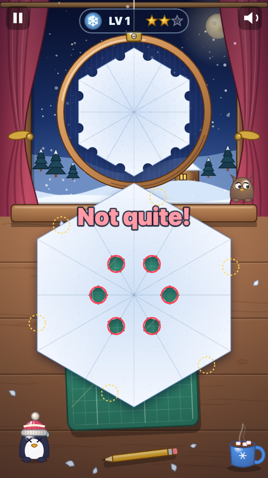 Snowflake Cut: In play