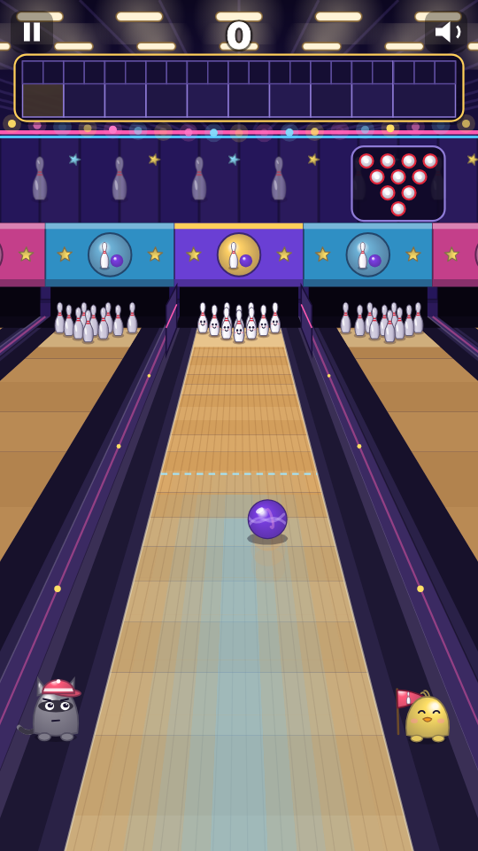 Falsolu Bowling: Oyun sırasında