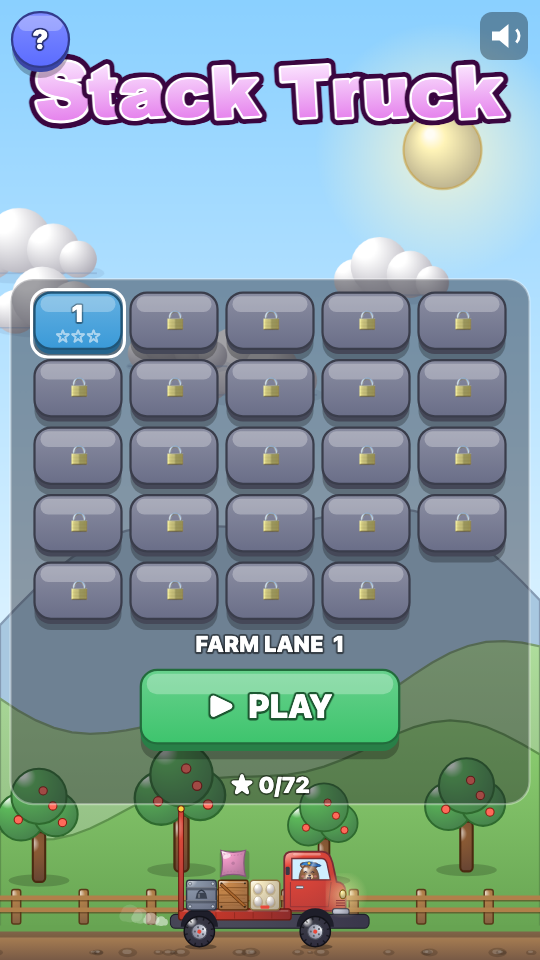 Stack Truck: Choose a level