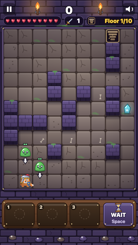 Dungeon Selangkah: Saat bermain