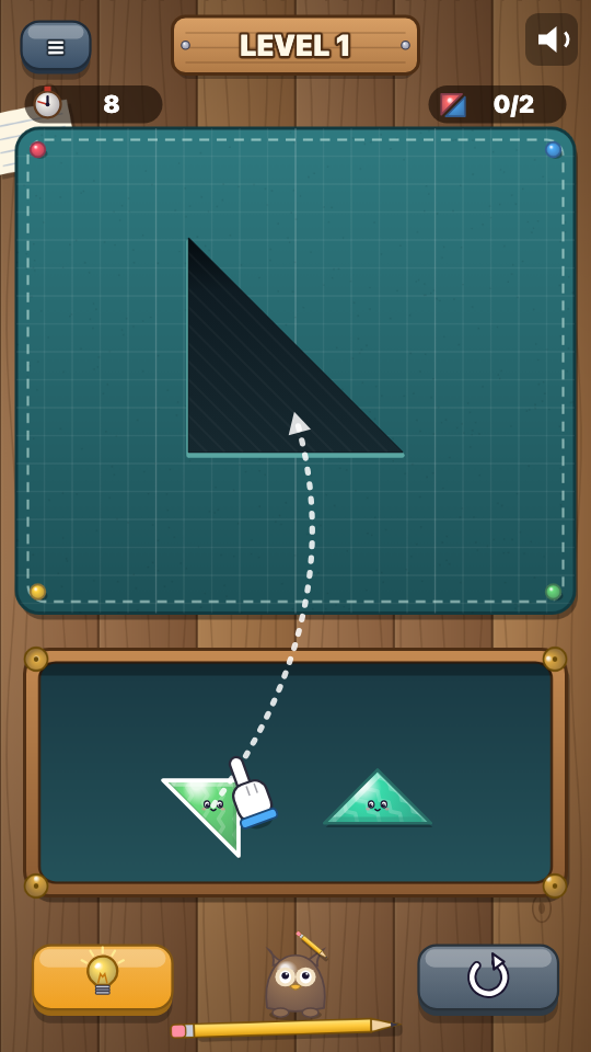 Tangram: Tijdens het spel