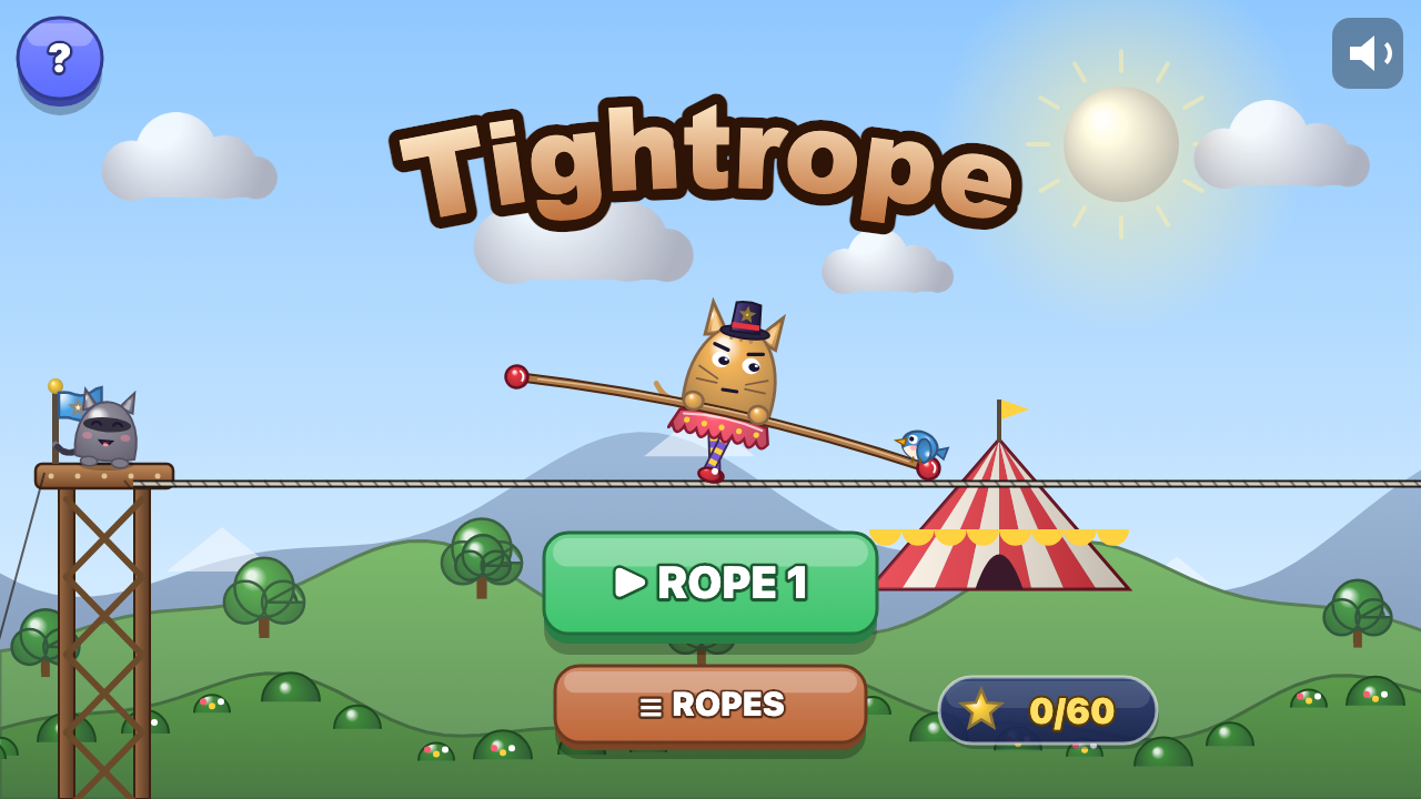 Tightrope: Choose a level