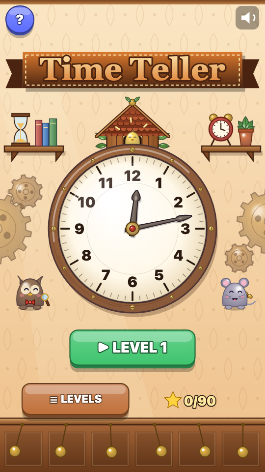 Time Teller: Choose a level