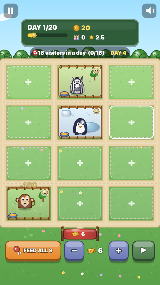 Petit Zoo: En jeu