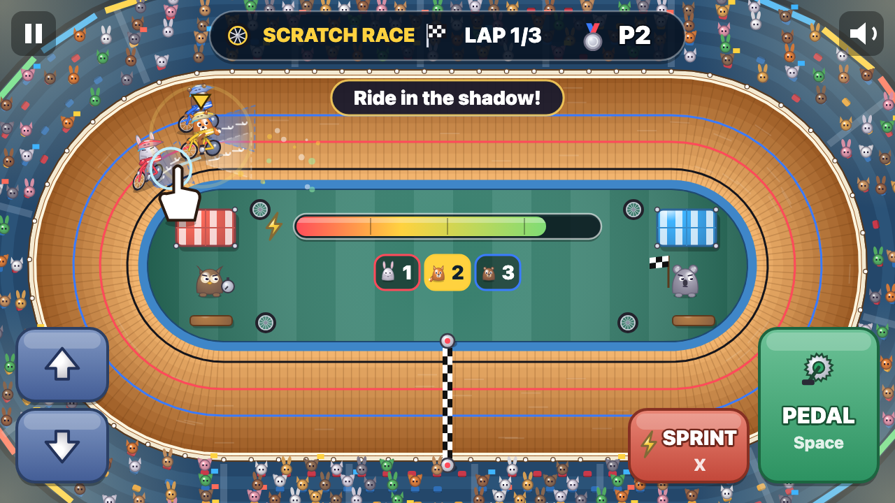 Track Cycle: In play
