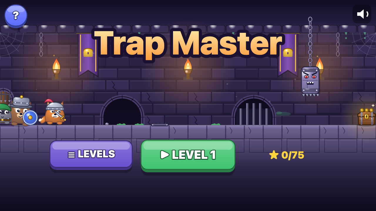 Master Jebakan: Pilih level