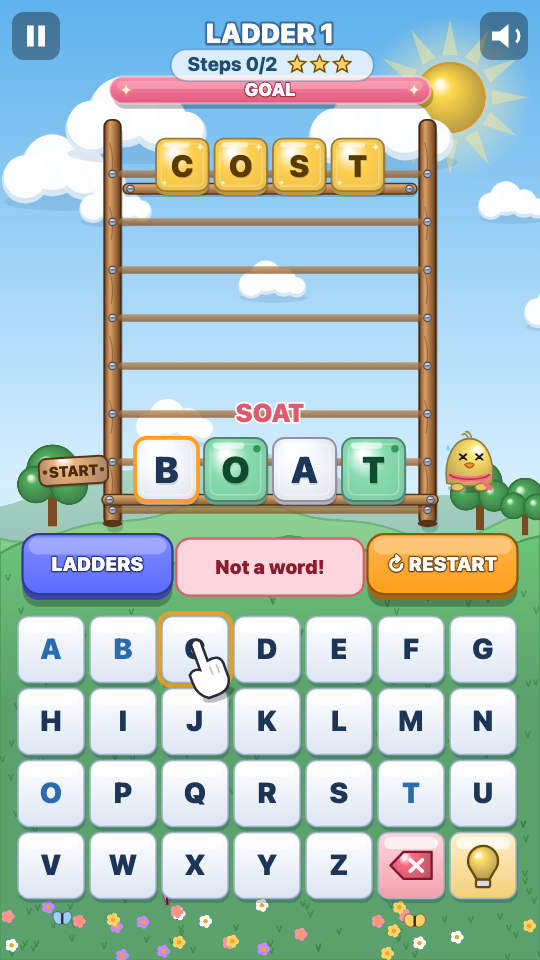 Wortleiter: Im Spiel