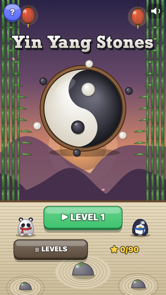 Yin Yang Stones: Choose a level