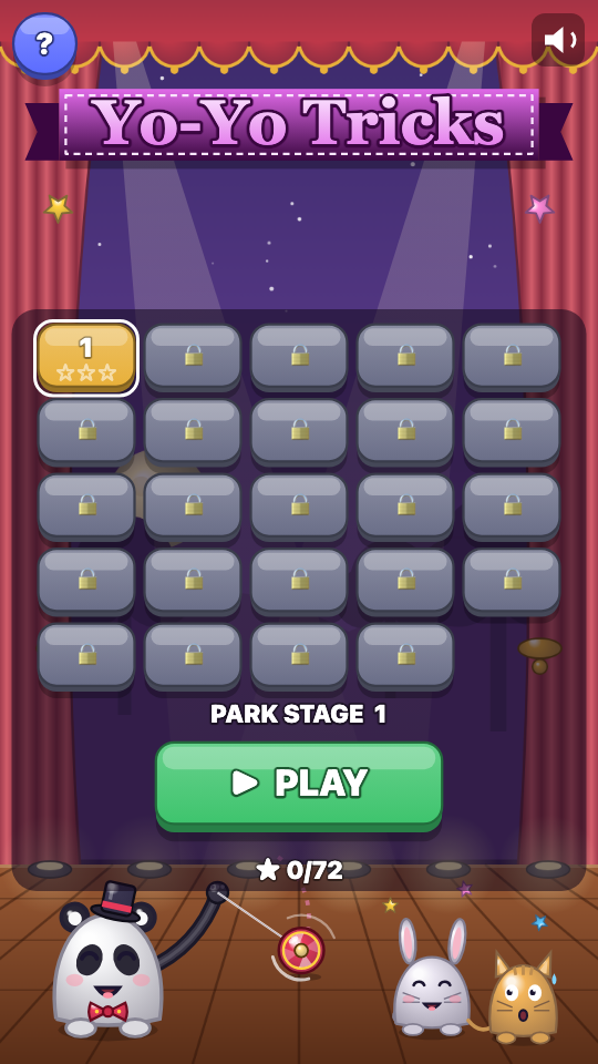 Yo-Yo Tricks: Choose a level