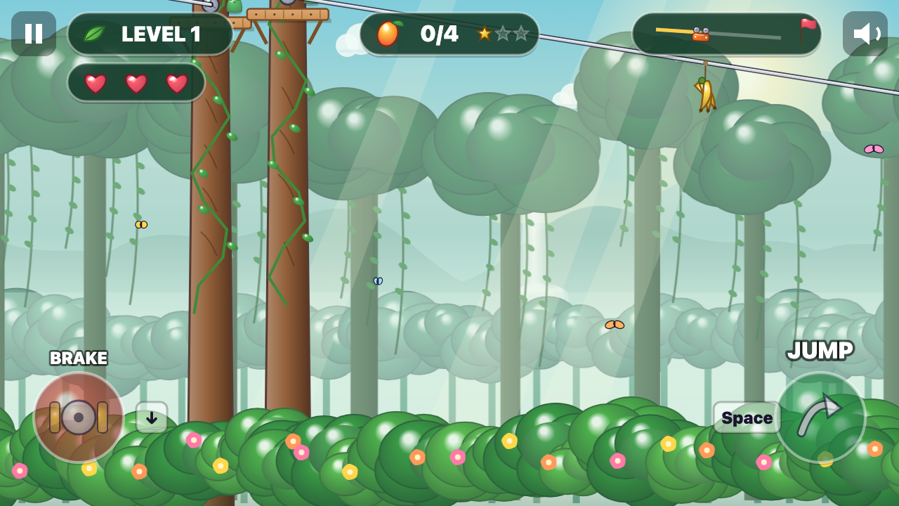 Panda Zipline: In gioco